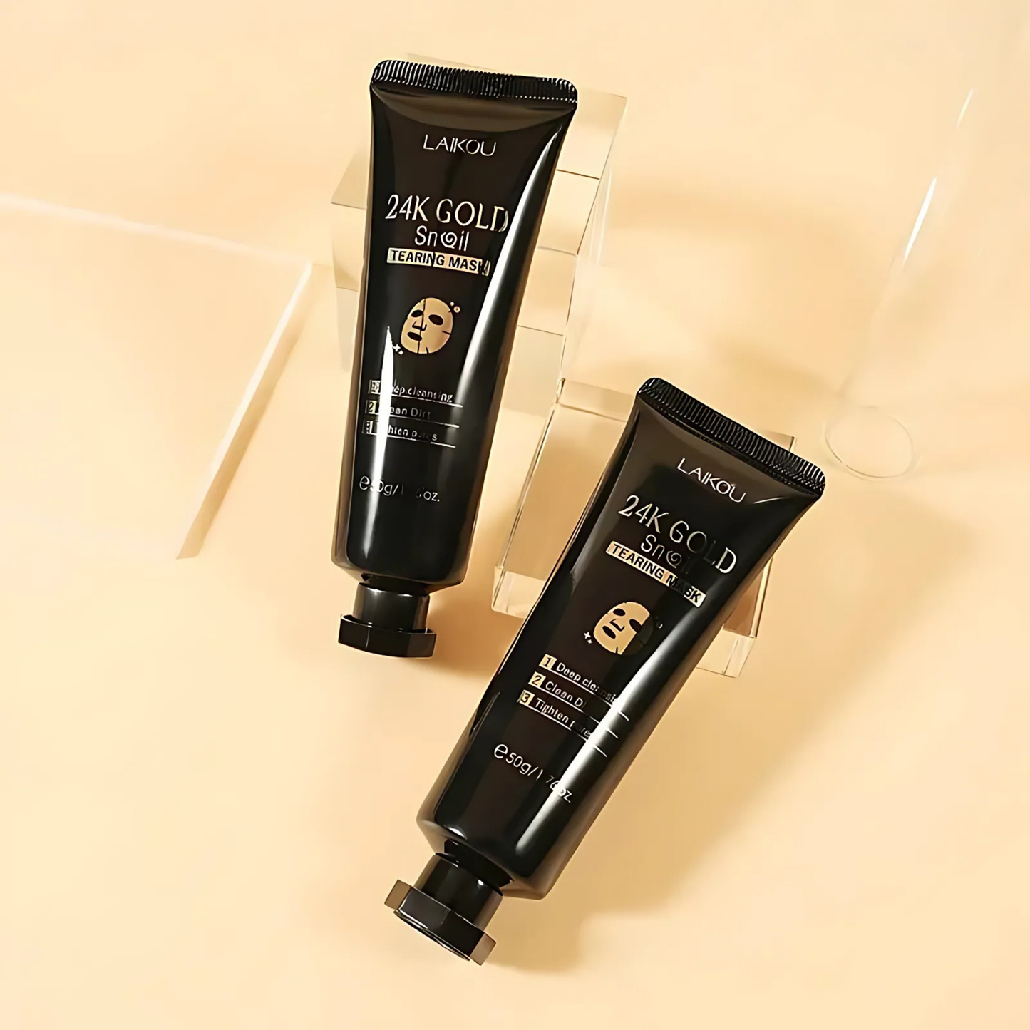 LAIKOU - Gel exfoliante de oro y mucina de caracol