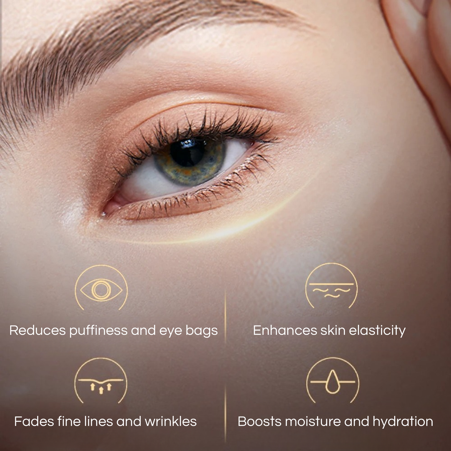 JOYPRETTY - Crema rejuvenecedora para ojos con polipéptidos
