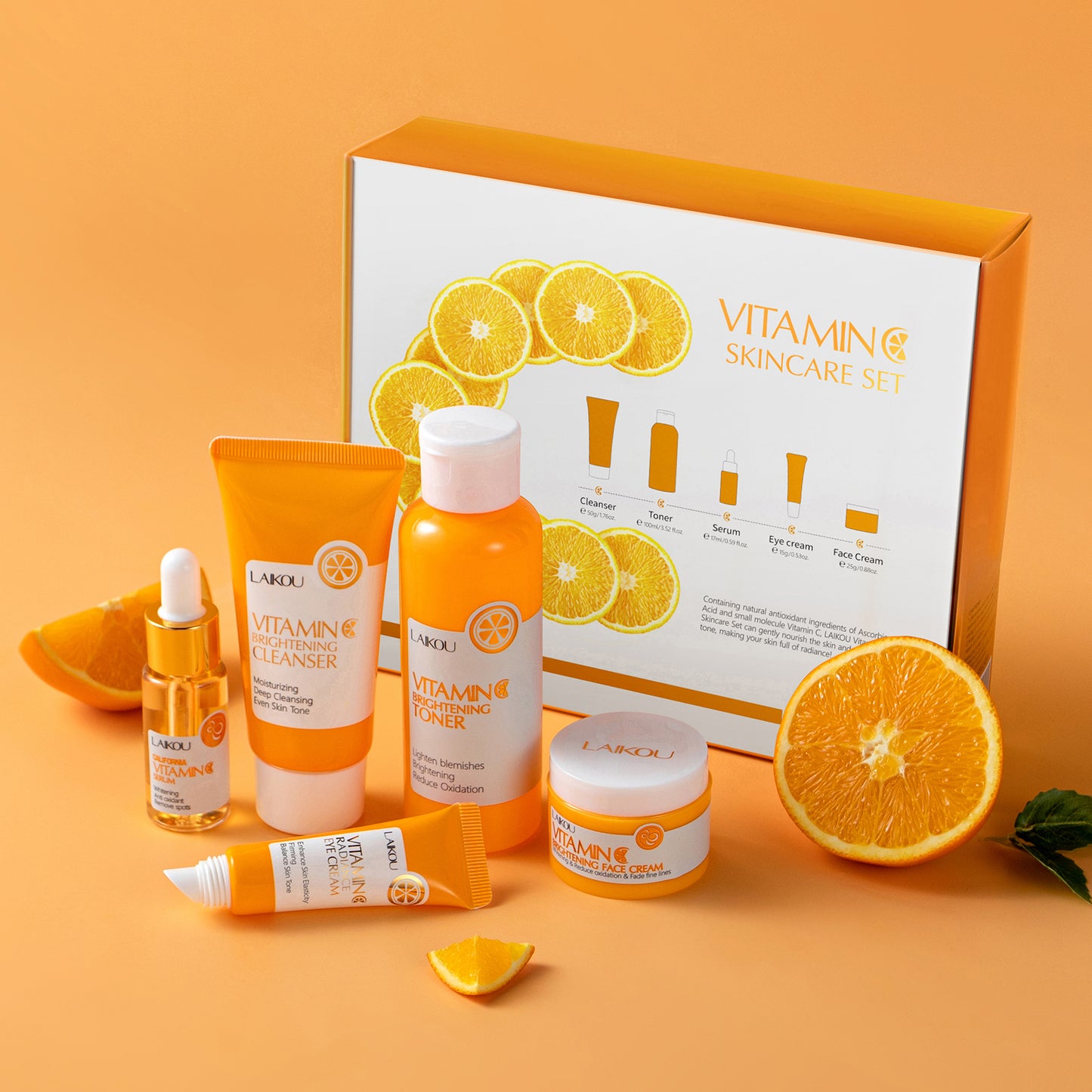 LAIKOU - Set de 5 iluminadores con vitamina C
