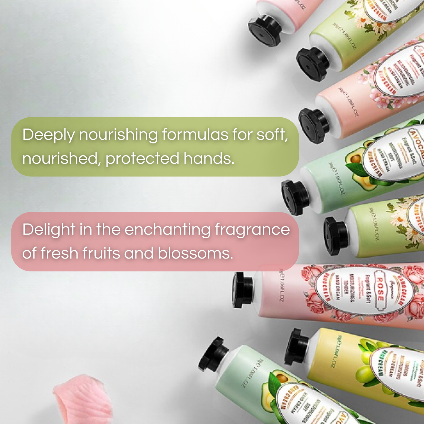 SADOER - Set de crema de manos con aroma a frutas y flores