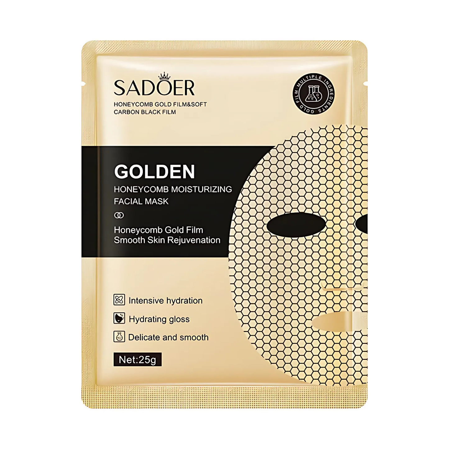 SADOER - Mascarilla de Absorción Intensiva de Panal 5/10 piezas