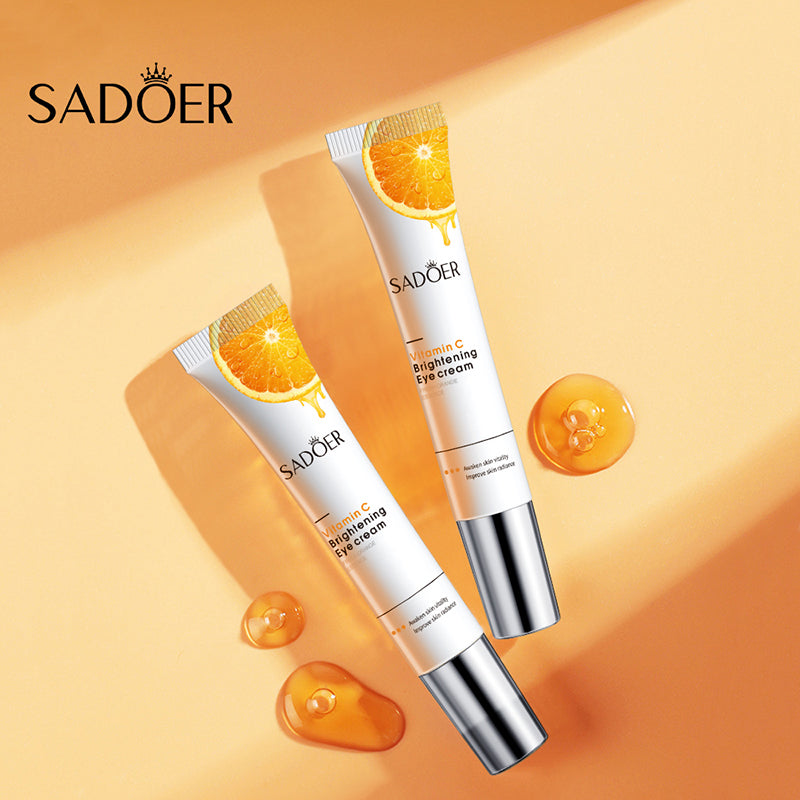 SADOER - Crema iluminadora para ojos con vitamina C