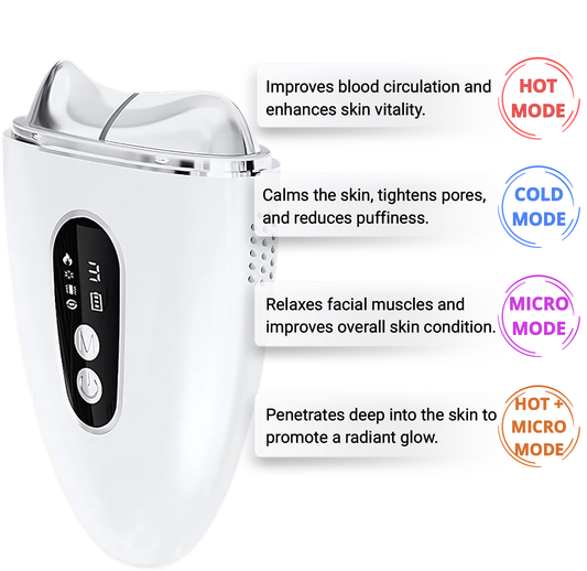 Gua Sha eléctrico de modo dual, frío y calor
