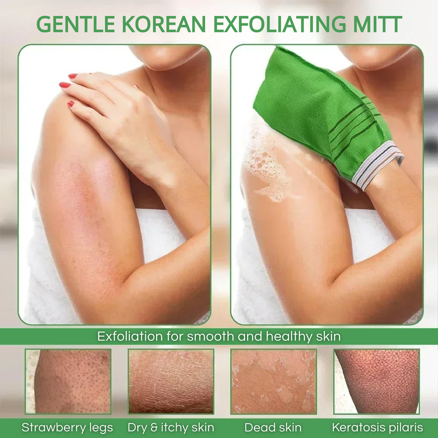 Exfoliating Korean Bath Mitt