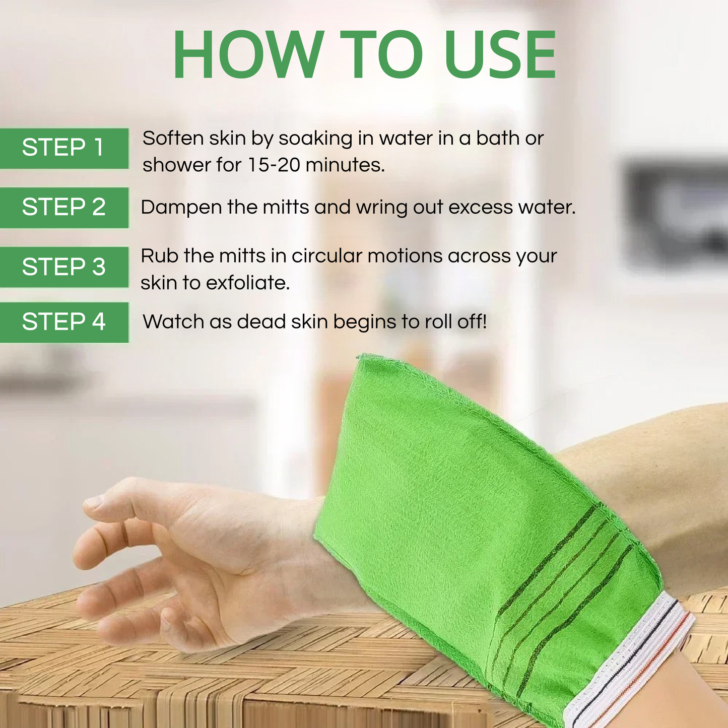 Exfoliating Korean Bath Mitt