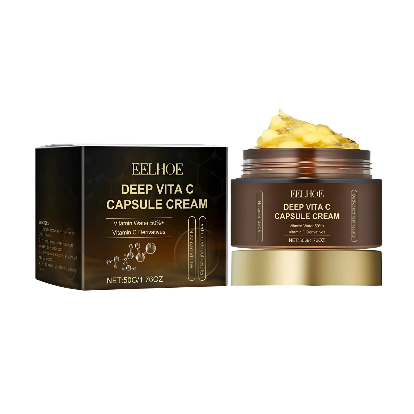 EELHOE - Crema con cápsulas de vitamina C