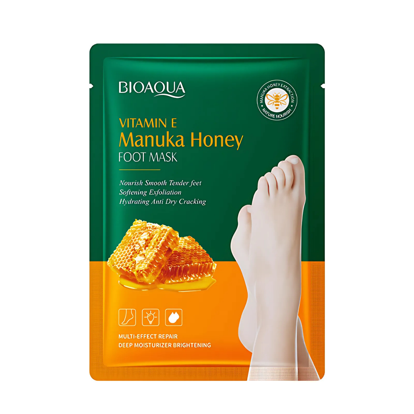 BIOAQUA - Honey & Vitamin E Foot Mask