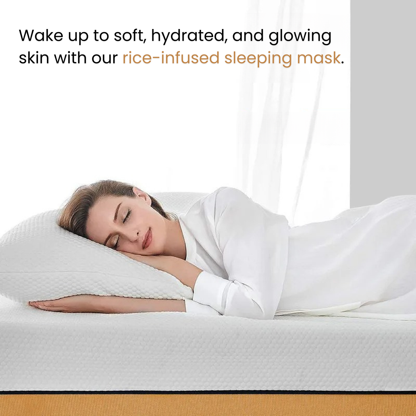 BIOAQUA - Rice Glow Sleep Mask 20pcs