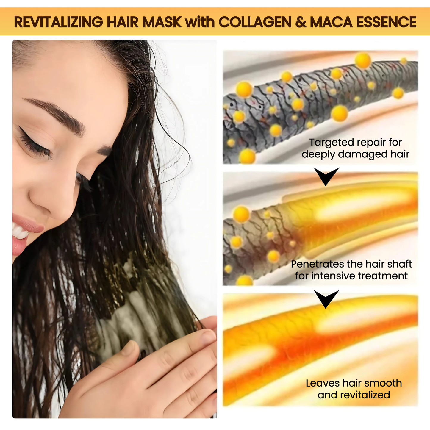 EELHOE - Collagen & Maca Deep Repair Revitalizing Hair Mask