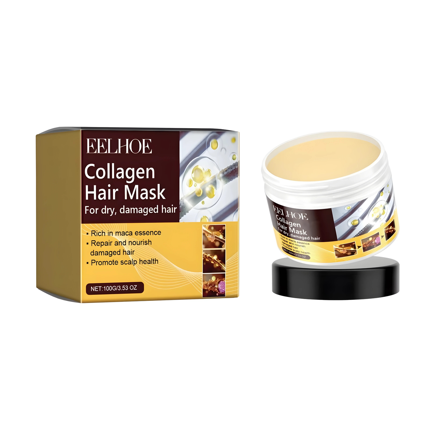 EELHOE - Collagen & Maca Deep Repair Revitalizing Hair Mask