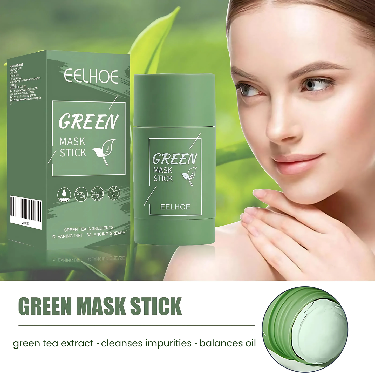 EELHOE - Green Tea Purifying Mask Stick