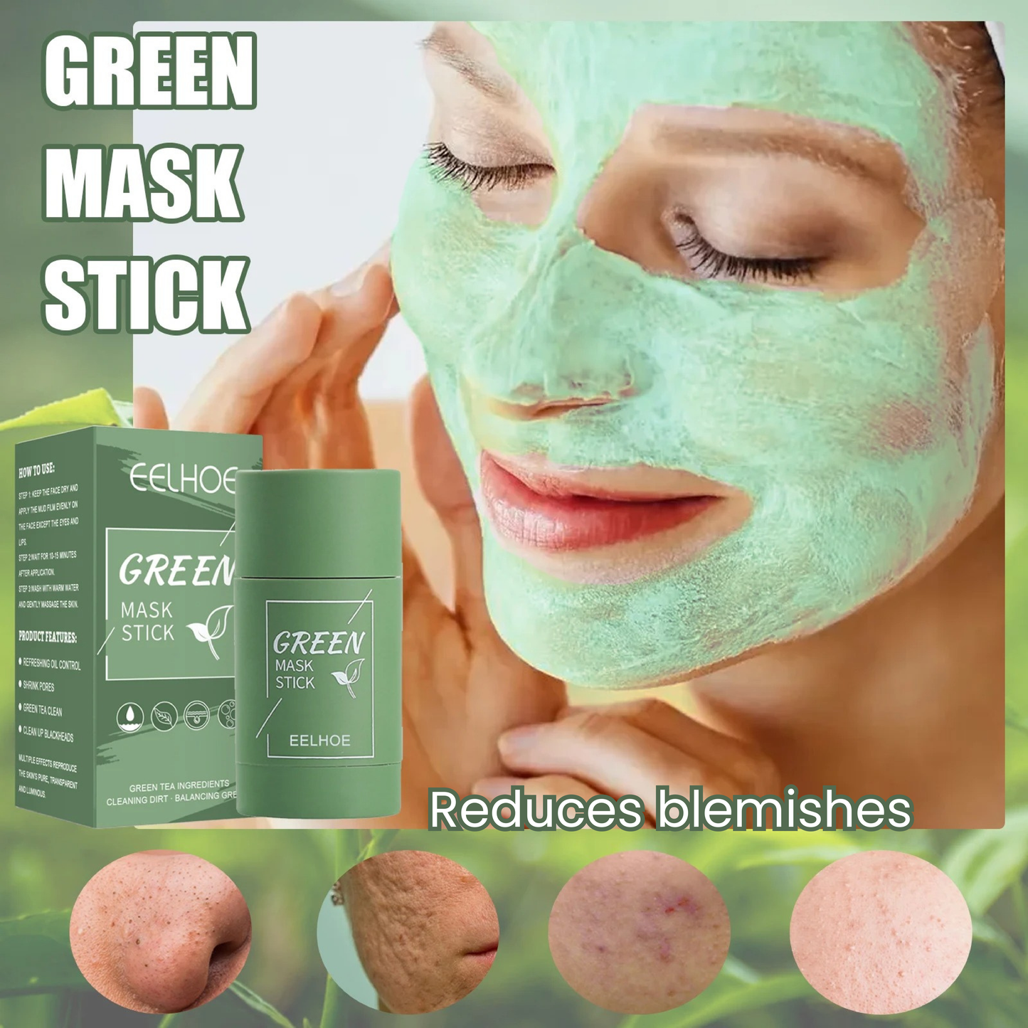 EELHOE - Green Tea Purifying Mask Stick