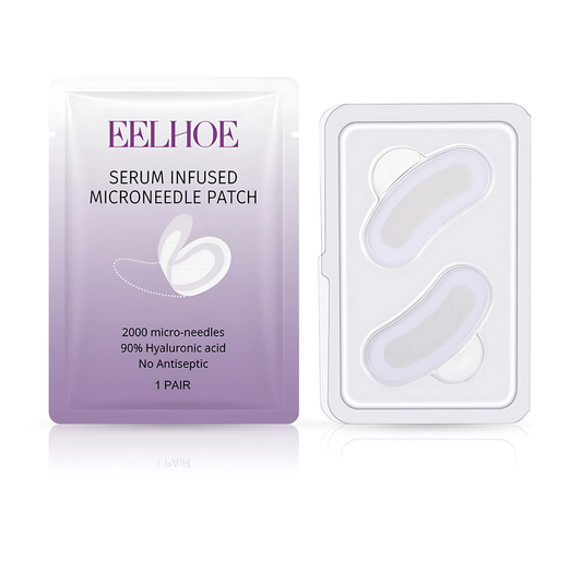 EELHOE - Parches de microagujas para ojos con suero