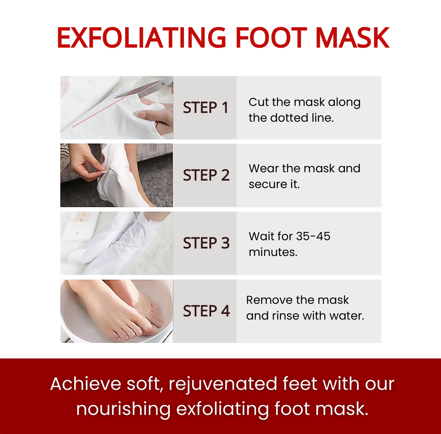 JAYSUING - AHA 30% Exfoliating Foot Mask