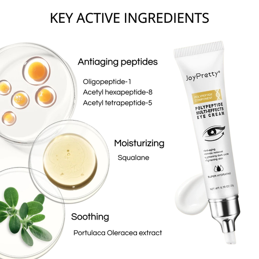 JOYPRETTY - Crema rejuvenecedora para ojos con polipéptidos