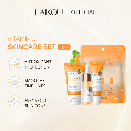 LAIKOU - Set de 3 cremas y sueros iluminadores con vitamina C