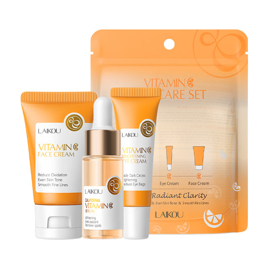 LAIKOU - Set de 3 cremas y sueros iluminadores con vitamina C