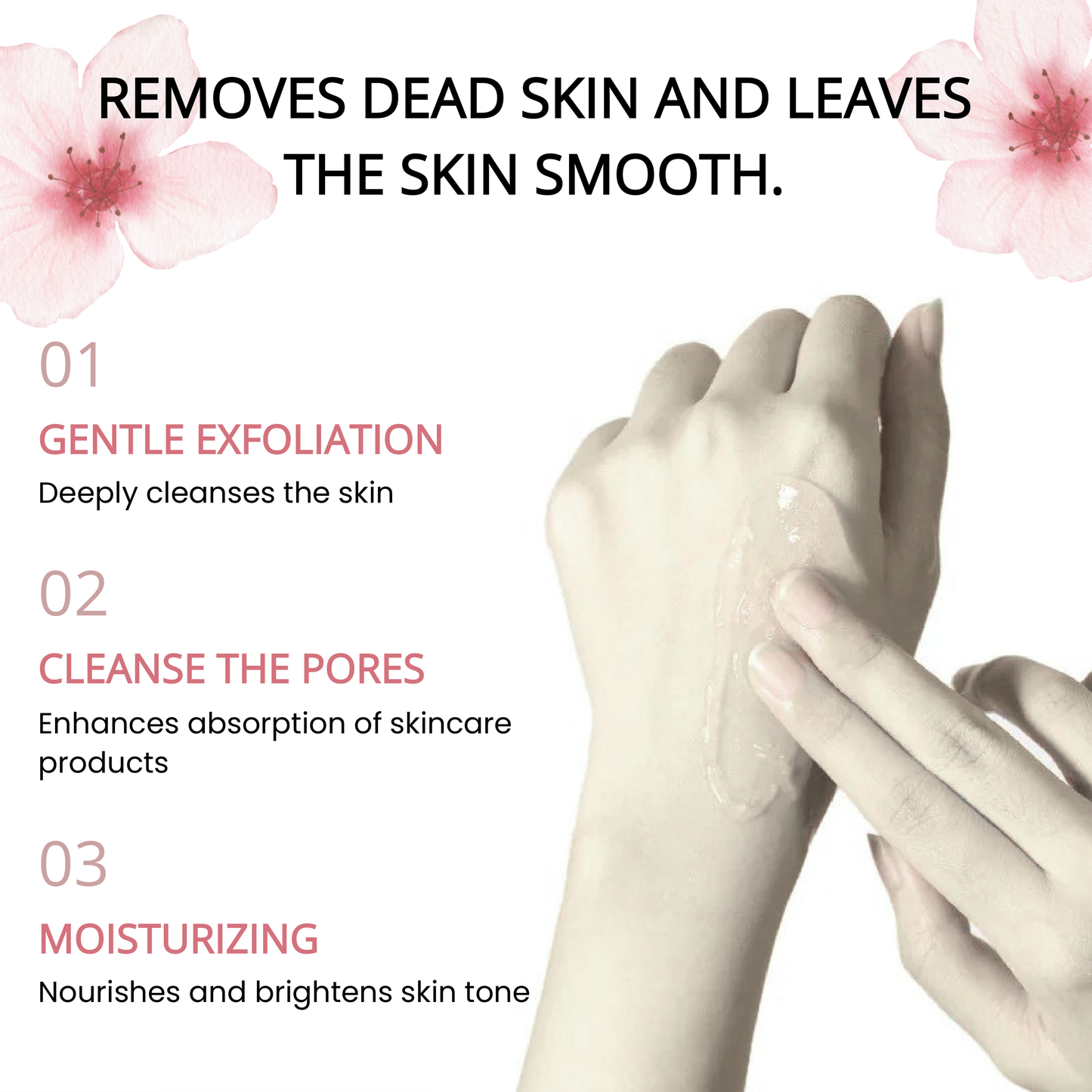 LAIKOU - Gel exfoliante Sakura