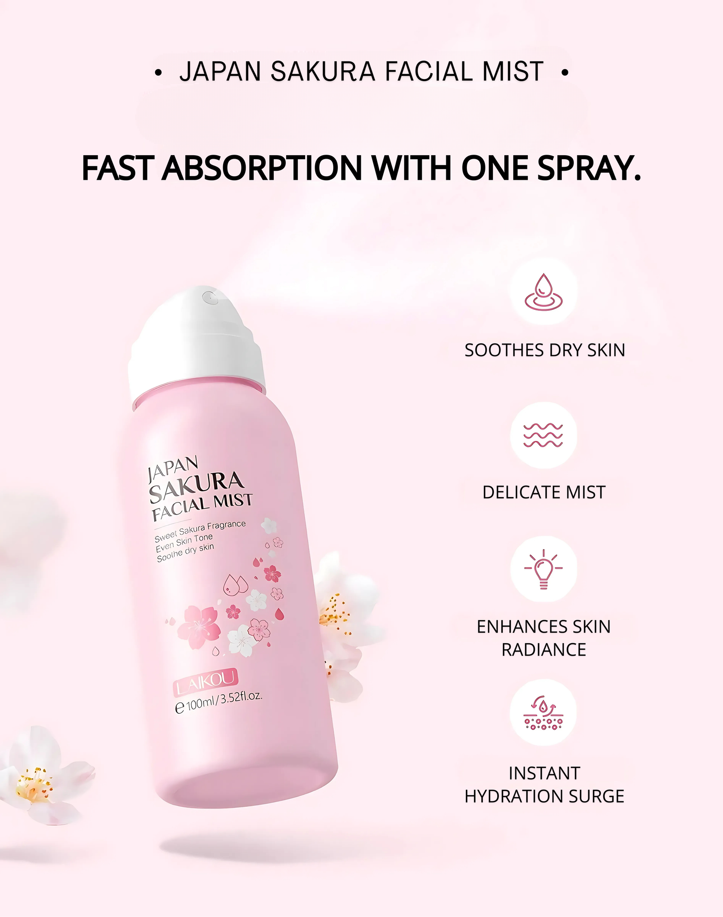 لايكو - رذاذ الوجه الياباني ساكورا