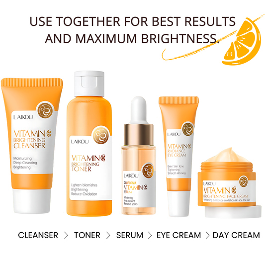 LAIKOU - Set de 5 iluminadores con vitamina C