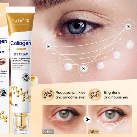 SADOER - Crema de colágeno para el contorno de ojos