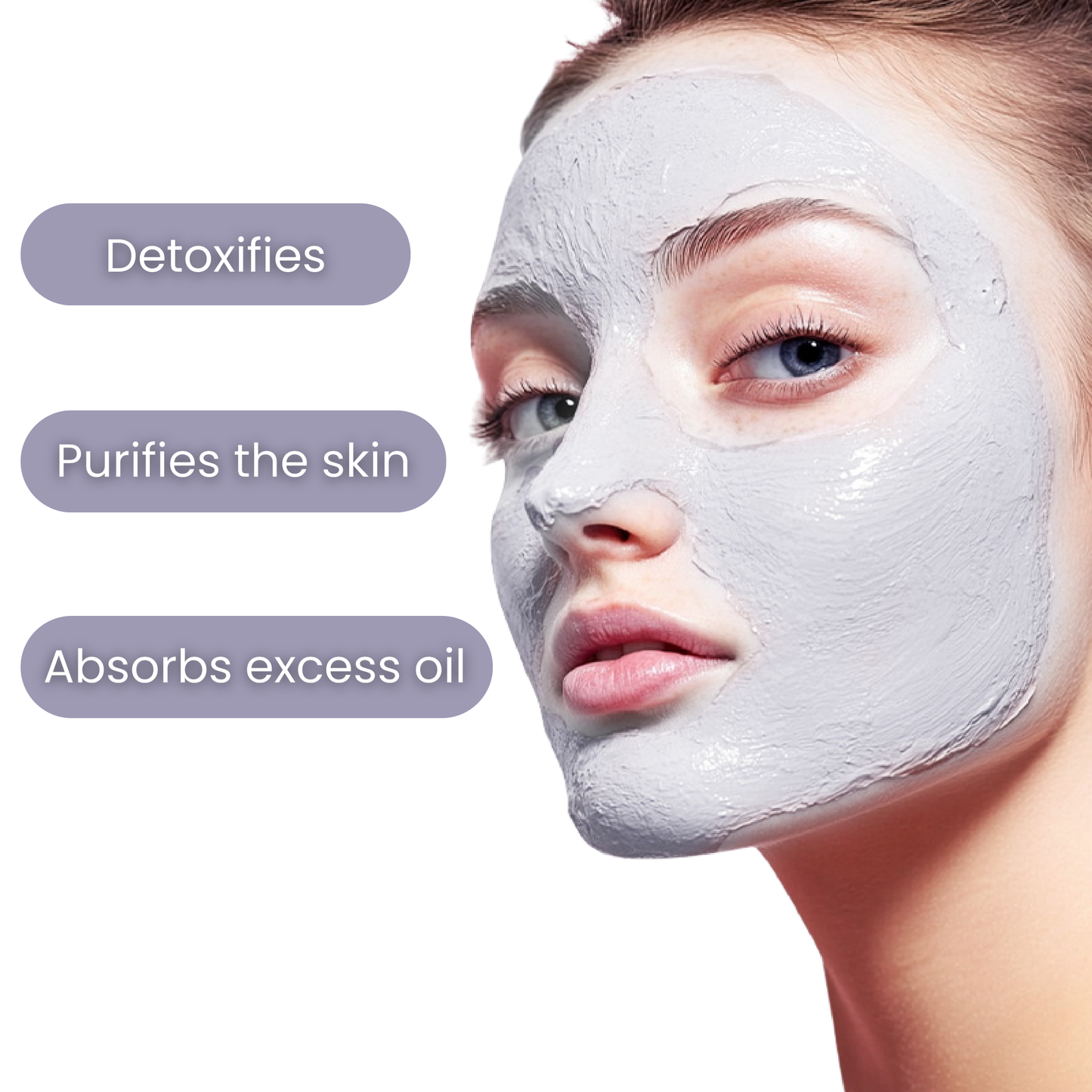 SADOER - Mascarilla de arcilla en barra de limpieza profunda con barro volcánico