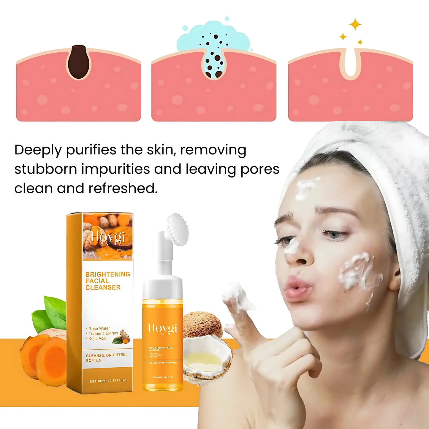 HOYGI - Turmeric Face Cleanser