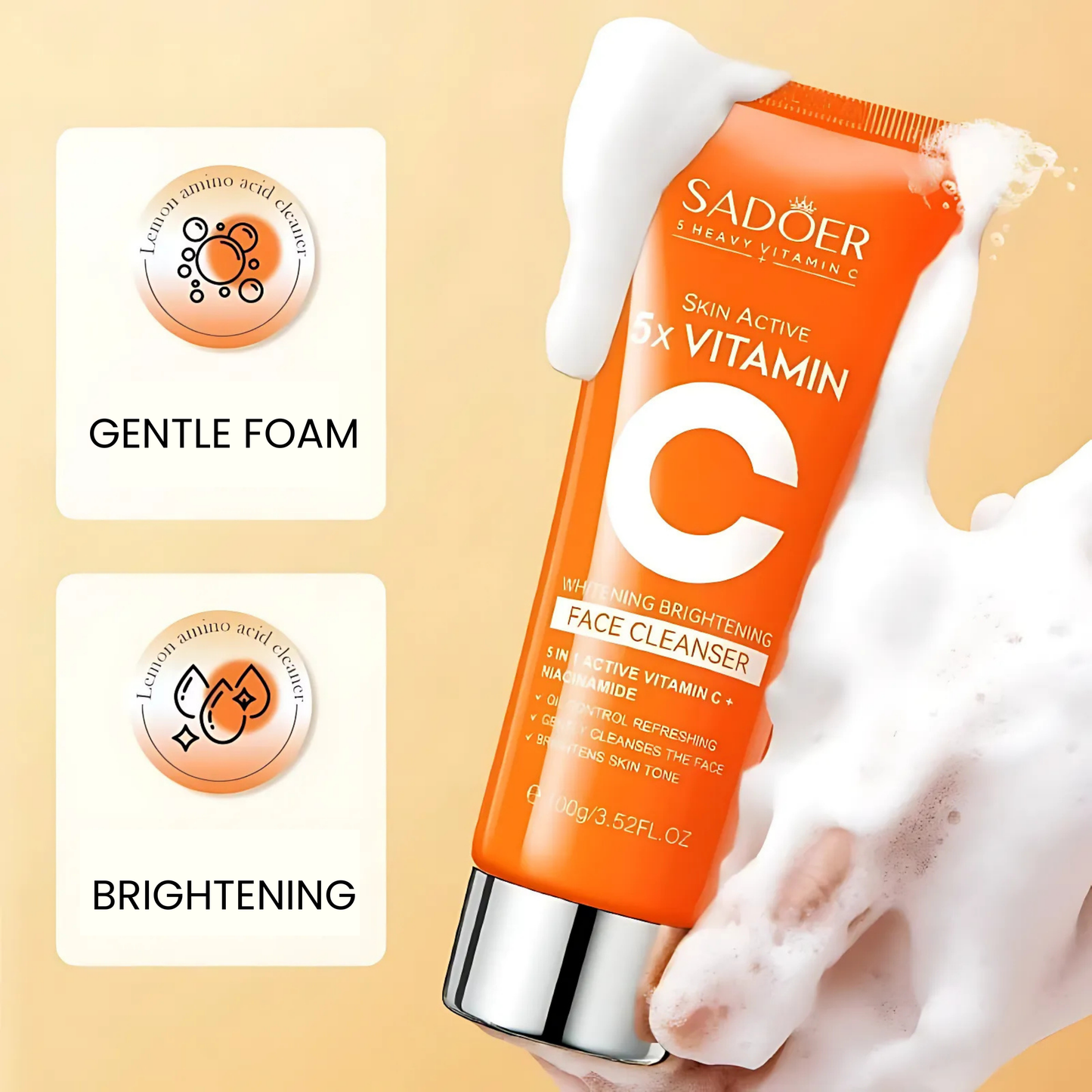SADOER - Vitamin C Face Cleanser